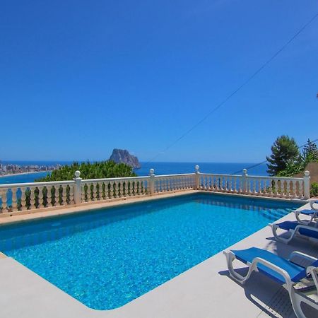 Villa con piscina y vistas al mar - Mar 27 H Calpe Esterno foto
