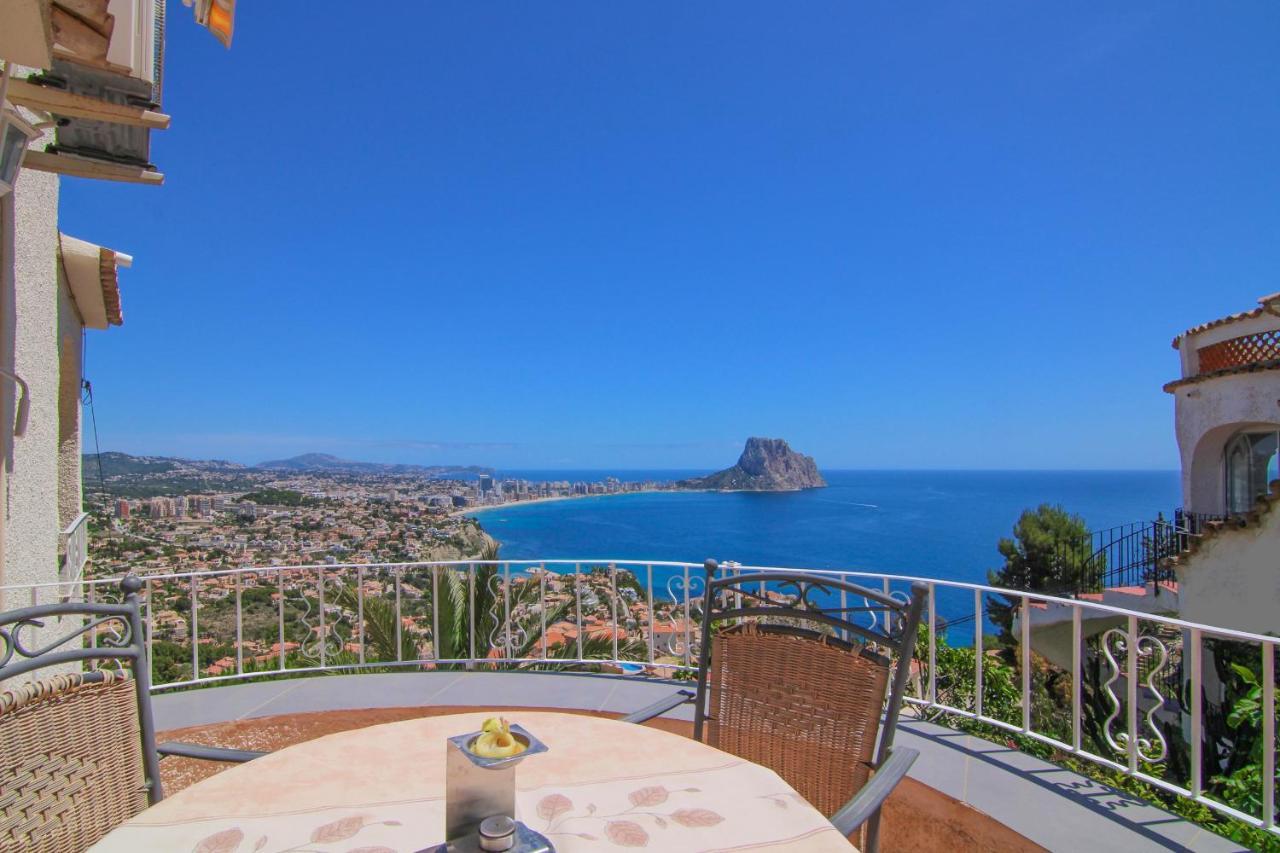 Villa con piscina y vistas al mar - Mar 27 H Calpe Esterno foto