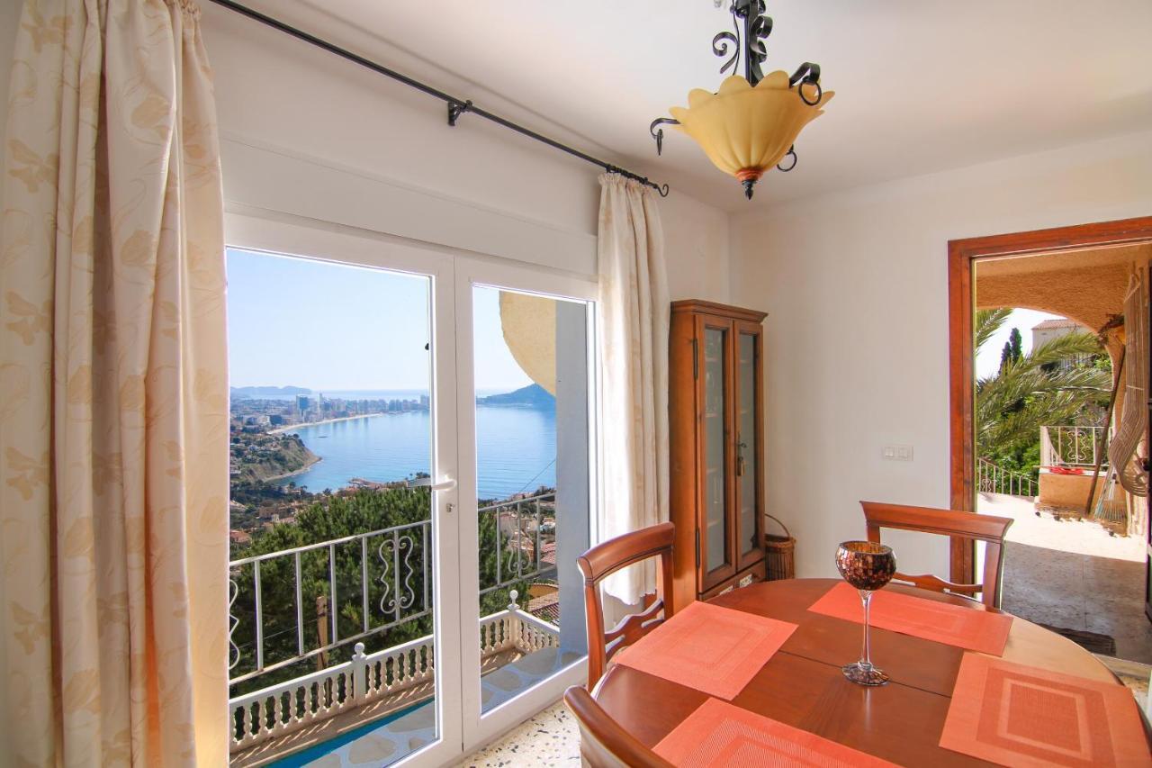 Villa con piscina y vistas al mar - Mar 27 H Calpe Esterno foto
